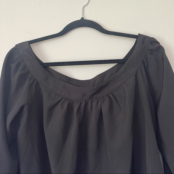 Anthropologie Maeve Black Off The Shoulder Top - Picture 4 of 10